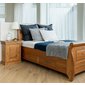 Manželská postel z masivu Toskania 2 - 160 x 200 cm - medová borovice 10