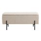 Pohodlná lavice s úložným prostorem Watford – béžová