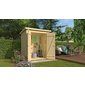 Smrkový zahradní domek WEKA MORI s dvojitými dveřmi