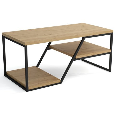 Moderní konferenční stolek Ellie 3 - dub artisan - 01
