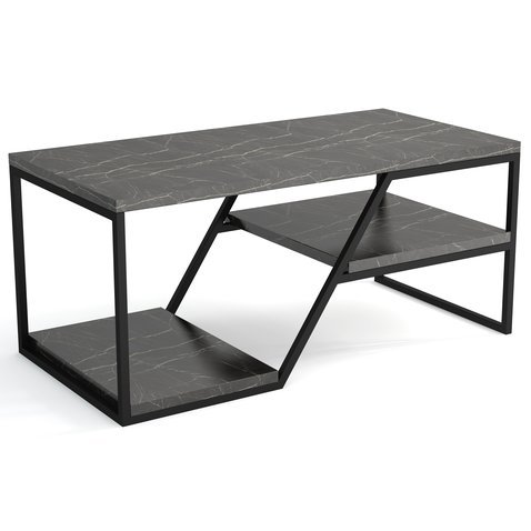 Konferenční stolek Ellie 4 - černý mramor - 01