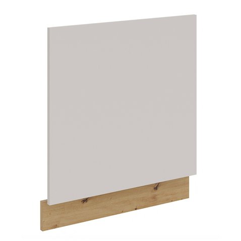 Dvířka pro vestavnou myčku Solea ZM 570x596 - kašmír/dub artisan 01