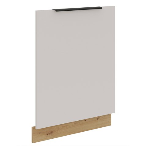 Dvířka pro vestavnou myčku Solea ZM 713x596 - kašmír/dub artisan 01
