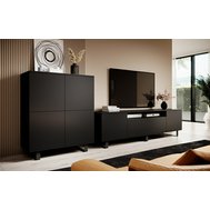 Moderní obývací sestava Logan 5 - černá