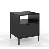 Noční stolek v minimalistickém designu Dancan Mirka - černá