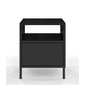 Noční stolek v minimalistickém designu Dancan Mirka - černá 02