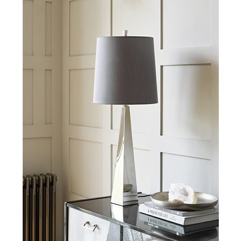 Elegantní stolní lampa Ascent - šedá 01