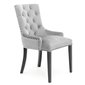 Luxusní židle AUGUST 4 - stříbrná - 02