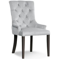 Luxusní židle AUGUST 4 - stříbrná