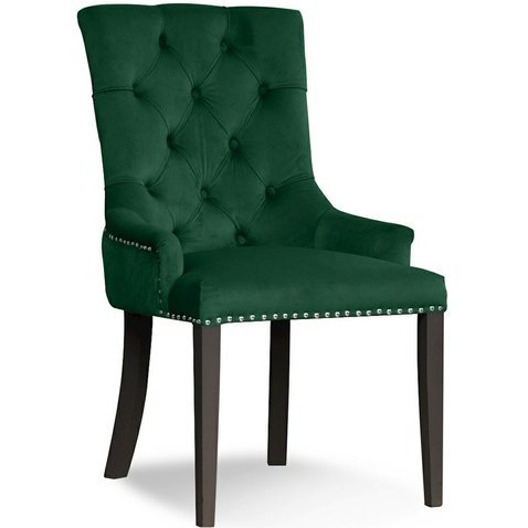 Luxusní židle AUGUST 7 - tmavě zelená - 01