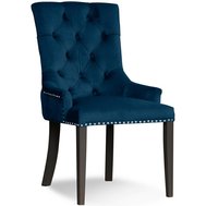 Luxusní židle AUGUST 3 - tmavě modrá