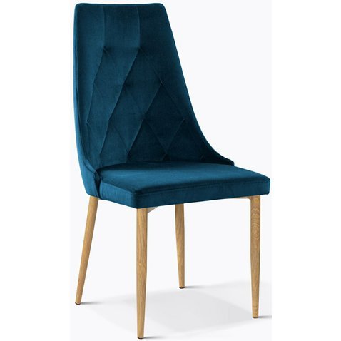 Modrá židle KAREN 4 - 01