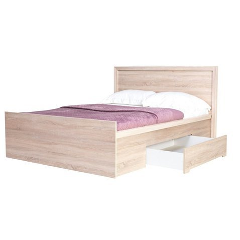 Manželská postel s úložným prostorem Finezja F21 - dub sonoma - 01