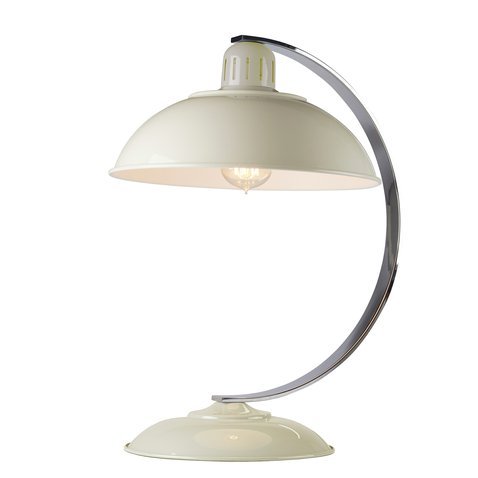 Stolní lampa Franklin v retro designu - krémová 01