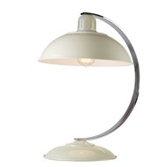 Stolní lampa Franklin v retro designu - krémová