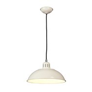 Závěsná retro lampa Franklin - krémová