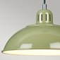 Závěsná lampa Franklin v retro stylu - zelená 02