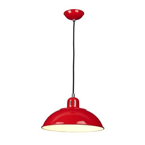 Kuchyňská závěsná lampa Franklin - červená 01