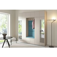 Velká předsíňová stěna Bianco 2 - 01