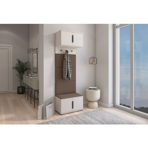 Malá předsíňová stěna Bianco 4 - 01