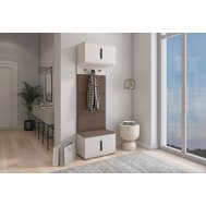 Malá předsíňová stěna Bianco 4 - 01