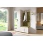 Předsíňová stěna se zrcadlem Bianco 3 - 04