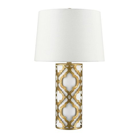 Elegantní stolní lampa Arabella - zlatá 01