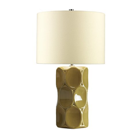 Keramická stolní lampa Green Retro 01