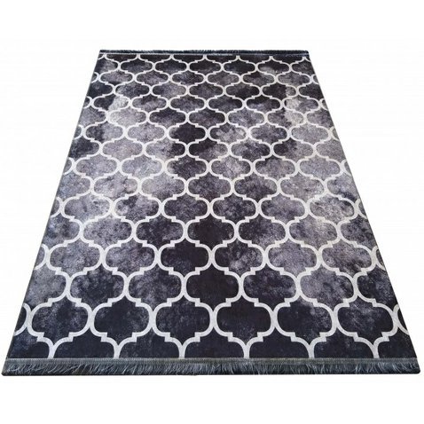 Moderní kusový koberec Horeca 01 - černá - 160x220 cm - 01