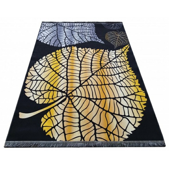 VÝPRODEJ - Moderní koberec Horeca 09 - zlatý list - 160x220 cm - 02
