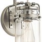 Nástěnná lampa Brinley ve vintage stylu - brushed nickel 02