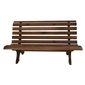 Zahradní dřevěná lavice Retro - mořená - 03