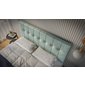 Manželská postel Line s prošívaným čelem - 160 x 200 cm - 03