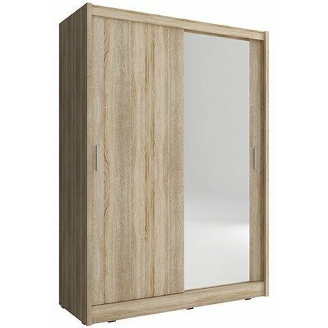 Šatní skříň s jedním zrcadlem Maja - 150 cm - 01