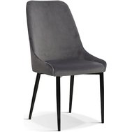 Jídelní židle OLIVIER 7 - šedá/černá