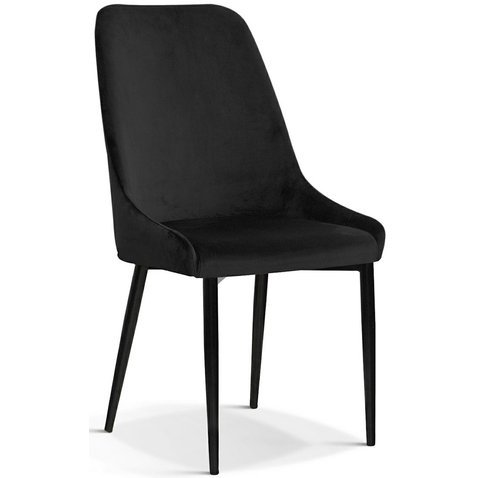 Jídelní židle OLIVIER 6 - černá/černá - 01