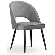 Židle Ponte 3 - šedá/černá