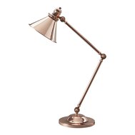 Stolní lampa Provence - leštěná měď