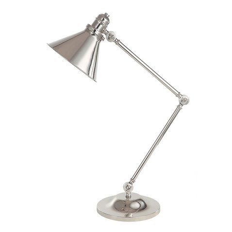 Stolní lampa Provence - leštěný nikl 01
