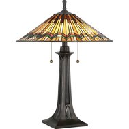 Vitrážová stolní lampa Alcott