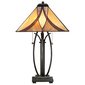 Vysoká vitrážová stolní lampa Asheville 03