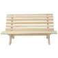 Zahradní dřevěná lavice Retro - přírodní - 02