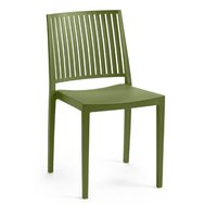 Jednoduchá židle Bars - olivová