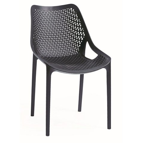 Praktická židle Bilros - černá - 01