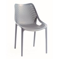 Praktická židle Bilros - šedá